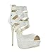 SASSY SEXY FLEXIE Women's Strappy Vamp Stilleto Platform Heel Pumps Shoes New