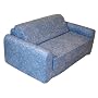 Children's Studio Chair Sleeper  Twin 38", Distressed Denim