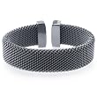 Stainless Steel 18mm Mesh Cuff Bracelet