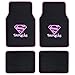 BDK Warner Brothers Supergirl Seat Cover, Floor Mat for Car - Auto Accessories
