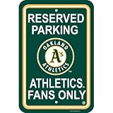 MLB Oakland Athletics Plastic Parking Sign