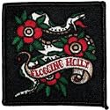 Flogging Molly Music Band Patch - Snakes with Flowers