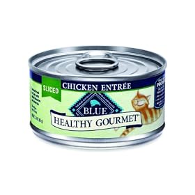 Blue Buffalo Healthy Gourmet Canned Cat Food, Sliced Chicken Entr�e, (Pack of 24 3-Ounce Cans)