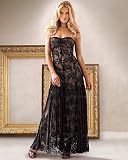 Empire-waist lace dress