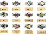 10k Gold Birthstone 2012 Class Graduation Ring
