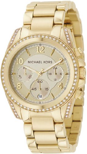 Michael Kors Watches Ladies Gold Blair (Gold)