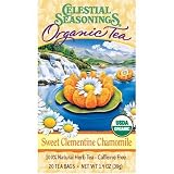Celestial Seasonings Organic Sweet Clementine Chamomile Tea, Tea Bags, 20-Count 1.4-Ounce (Pack of 6)
