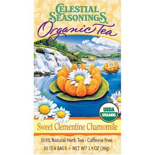 Celestial Seasonings Organic Sweet Clementine Chamomile Tea, Tea Bags, 20-Count 1.4-Ounce... by Celestial Seasonings