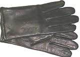 4fmg2.036, Genuine Black Soft Leather Microfiber Lined Very Soft and Luxurious Looking Gloves for Men Size Small
