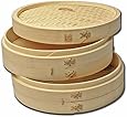 Joyce Chen 26-0012, 3-Piece Bamboo Steamer, 12-Inch
