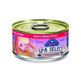 Blue Buffalo Spa Select Canned Cat Food, Savory Salmon Entr�e (Pack of 24 3-Ounce Cans)