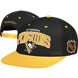 Pittsburgh Penguins Mitchell & Ness Retro Team Arch 2-Tone Snapback Hat