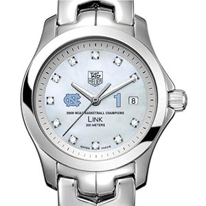 UNC TAG Heuer Watch - Women's Link with Mother of Pearl Diamond Dial at M.LaHart - Championship