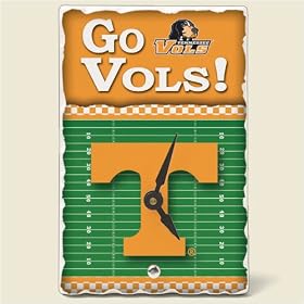 Tile Desk clock~ University of Tennessee Volunteers ~Artworks Home Accents~ desk clocks~ code 906