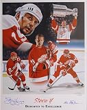 Steve Yzerman Autographed Lithograph Limited Edition