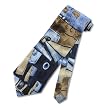 Men's Handmade Tie Abstract Art Silk Necktie