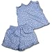 Baby Girl Summer Flowers Floral sleeveless top and shorts