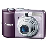 Canon Powershot A1000IS 10MP Digital Camera with 4x Optical Image Stabilized Zoom (Purple)