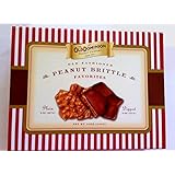 Old Dominion Peanut Company Old Fashioned Peanut Brittle Chocolate Dipped 16 Oz.