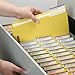 Smead Fastener File Folders, 50 Count, Yellow, Reinforced 1/3-Cut Tabs, 2 Fasteners, Letter Size (12940)
