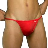 Groovin' Red String Bikini Brief