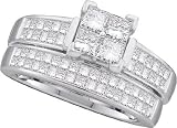 1.50CT-DIA INVISIBLE BRIDAL SET