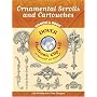 Ornamental Scrolls and Cartouches CD-ROM and Book (Dover Electronic Clip Art)