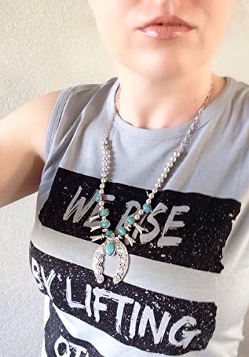 Faux Native INSPIRED Squash Blossom Necklace