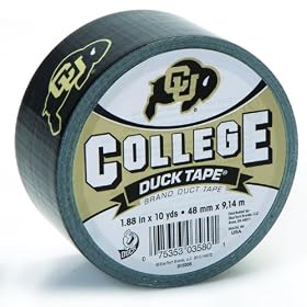 Duck Brand 240061 1.88-Inch x 10 -Yard University of Colorado College Logo Duck Tape
