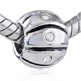 Beads Clear Crystal Pumpkin European - Pandora Bead & Bracelet Compatible