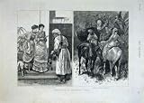 Christmas In Southern India 1884 Antique Print