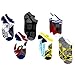 Transformers Boys 6 pk Ankle Socks (6-8 (shoe size: 10.5-4), White Transformers)