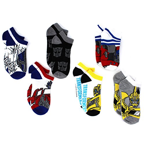 Transformers Boys 6 pack Socks (Little Kid/Big Kid)
