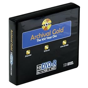 DELKIN �A�[�J�C�u�S�[���h�E�X�N���b�`�A�[�}�[DVD-R 10�p�b�N �o�C���_