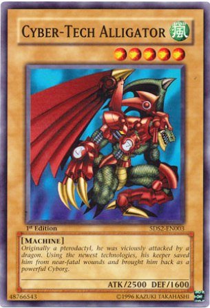 yugioh 5ds 2009 starter deck cyber tech alligator 5ds2 en003 common toy cheap price