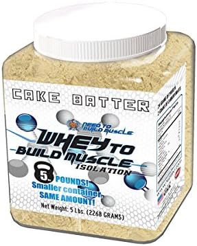 Whey to Build Muscle Cake Batter