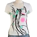 Jessie G. Women's Printed Scoop Neck Tee
