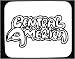 Mouse Pad with banner, black and white, symbol, advertisement, sign, Central America