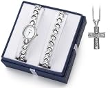 Limit Ladies Silver Coloured Triple Gift Set Analogue Watch 6708GA.15 with White Dial