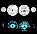 95-99 Mitsubishi Eclipse Gs/rs Na (Non Turbo) At Blue Indiglo Glow White Gauges