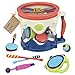 B. toys- B. Drumroll - Toy Drum Set (Includes 7 Percussion Instruments for Kids)