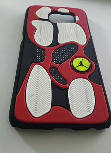 NEW 2015 Jordan 3D Jumpman Sneaker Sole Pattern Soft Rubber Protective Skin Cover Case for Samsung Galaxy s6 - SHIPS FROM USA!