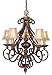 Umbria Collection Ornate Five Light Chandelier