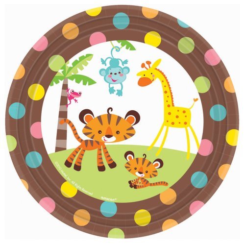 Fisher Price Baby Shower Dessert Plates (8) Party Supplies