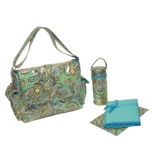 Florentine Paisley - Blue Buckle Bag