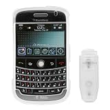 BlackBerry Bold 9000 Cell Phone Trans Clear Protective Case Faceplate Cover AT&T