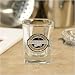 New York Yankees Pewter Yankee Stadium 2009 Inaugural Season Logo 2oz. Square Shot Glass