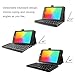 Infiland Bluetooth Keyboard Smart Case Cover For 7inch LG G PAD 7.0 V400 / LTE V410 / VK410 / UK410 Tablet - Folio Slim Fit PU Leather Case with Wireless Removable Bluetooth Keyboard (For LG G PAD 7.0 V400 & LTE V410 Tablet, Black)