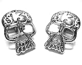 X-Large Lucky 13 Sugar Skull Cufflinks w/Gift Box