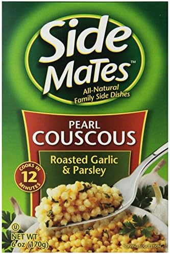 Side Mates Pearl Couscous, Roasted Garlic & Parsley, 6 Ounce (Pack of 8)